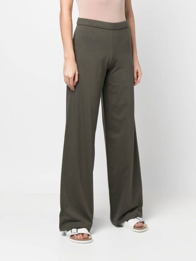 Stefano Mortari High waist broek Groen