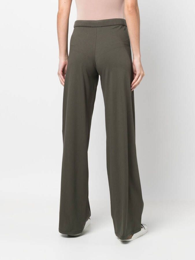 Stefano Mortari High waist broek Groen