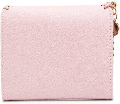 Stella McCartney Leren portemonnee Roze