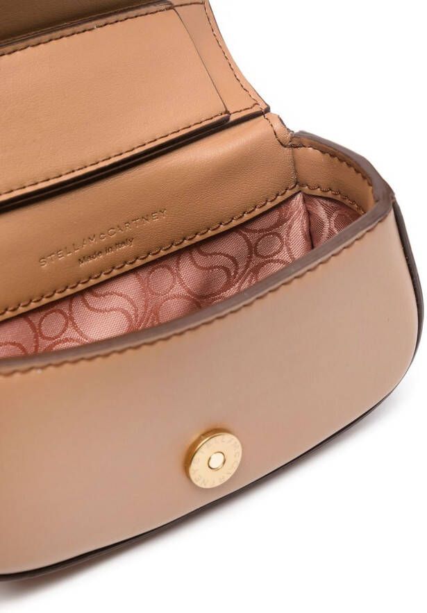Stella McCartney Alta kleine schoudertas Bruin
