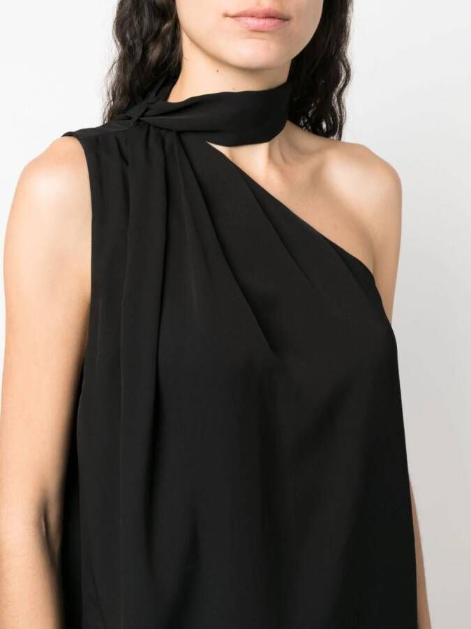 Stella McCartney Asymmetrische blouse Zwart