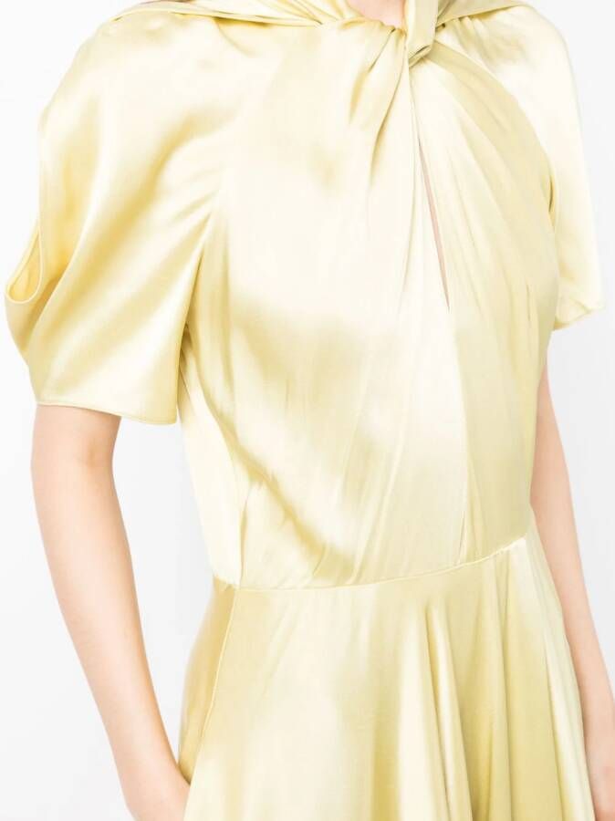 Stella McCartney Asymmetrische jurk Beige