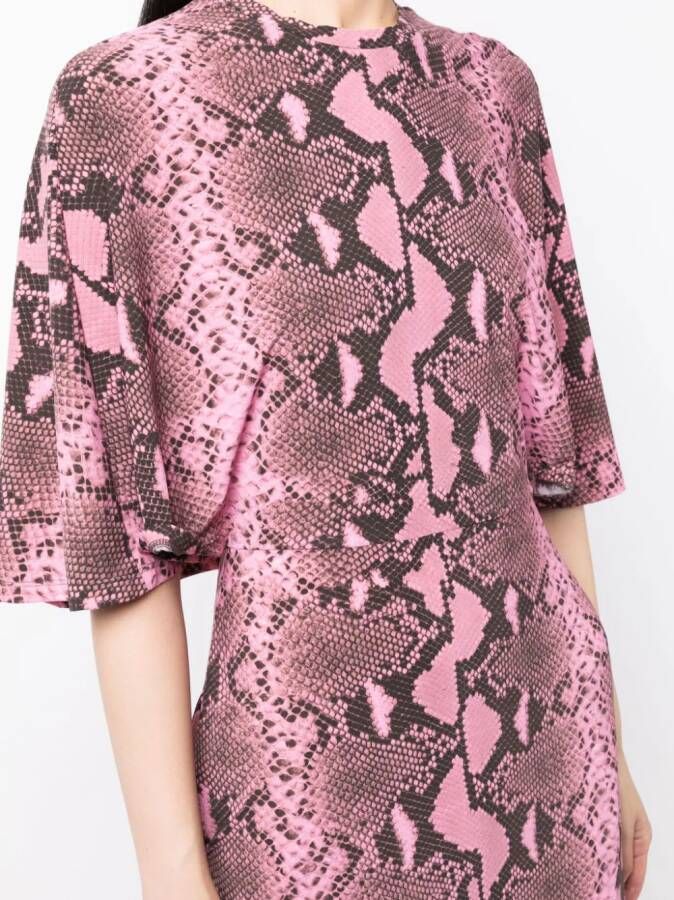 Stella McCartney Asymmetrische jurk Roze