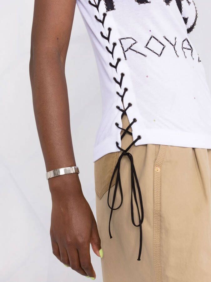 Stella McCartney Asymmetrische top Wit