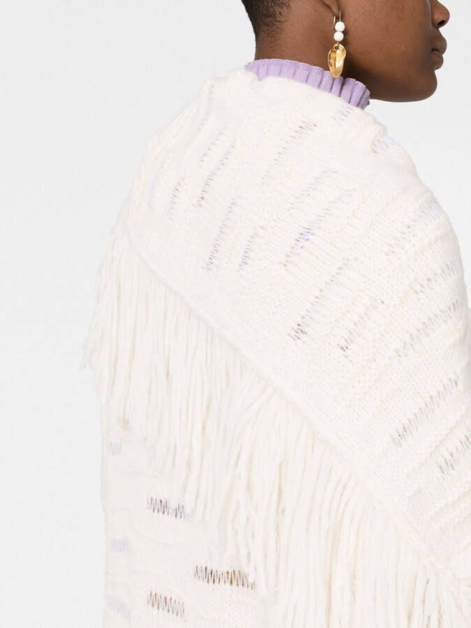 Stella McCartney Asymmetrische vestjas Wit