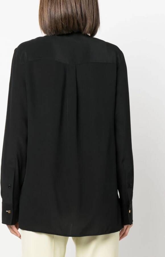 Stella McCartney Satijnen blouse Zwart