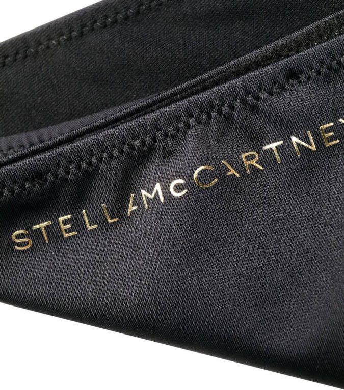 Stella McCartney Bikinislip met logoplakkaat Zwart