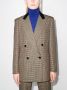 Stella McCartney Blazer met dubbele rij knopen en pied-de-poule patroon Beige - Thumbnail 2