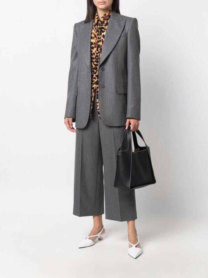 Stella McCartney Blouse met luipaardprint Bruin