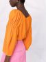 Stella McCartney Blouse met pofmouwen Oranje - Thumbnail 3