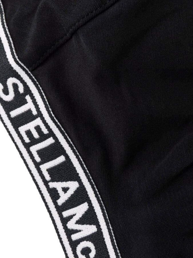 Stella McCartney Bralette met logo afwerking Zwart