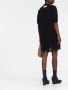 Stella McCartney Broderie anglaise T-shirtjurk Zwart - Thumbnail 4