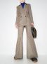 Stella McCartney Broek met pied-de-poule print Beige - Thumbnail 5
