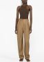 Stella McCartney Broek met wijde pijpen Beige - Thumbnail 2