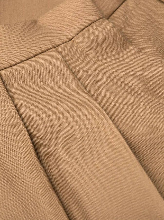 Stella McCartney Broek met wijde pijpen Beige