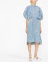 Stella McCartney Button-down midi-jurk Blauw - Thumbnail 3