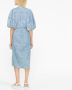 Stella McCartney Button-down midi-jurk Blauw - Thumbnail 4