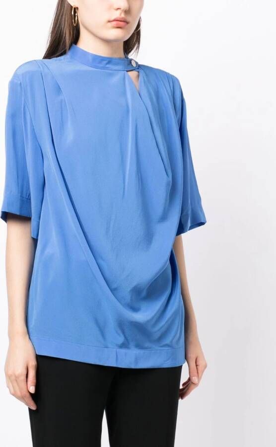 Stella McCartney Button-up blouse Blauw