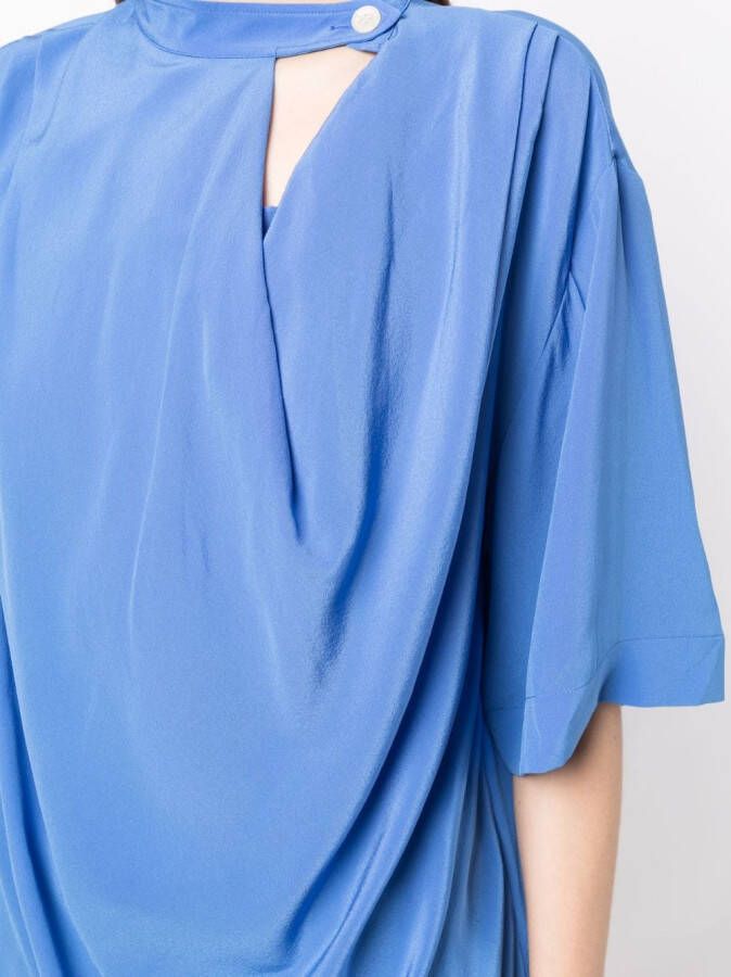 Stella McCartney Button-up blouse Blauw