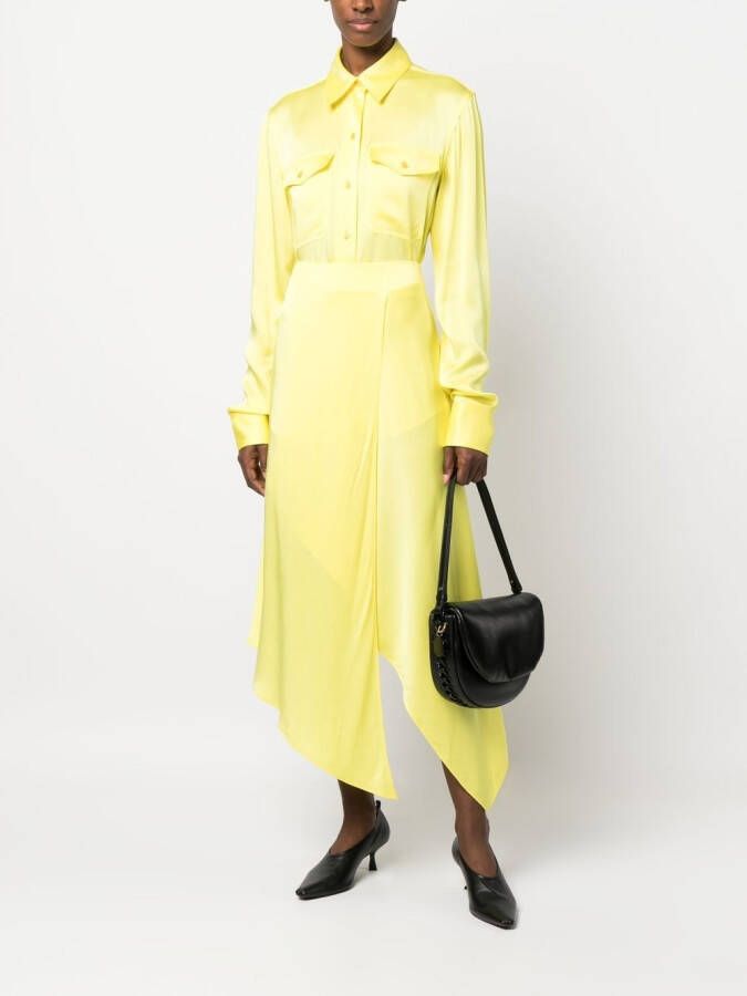 Stella McCartney Button-up blouse Geel