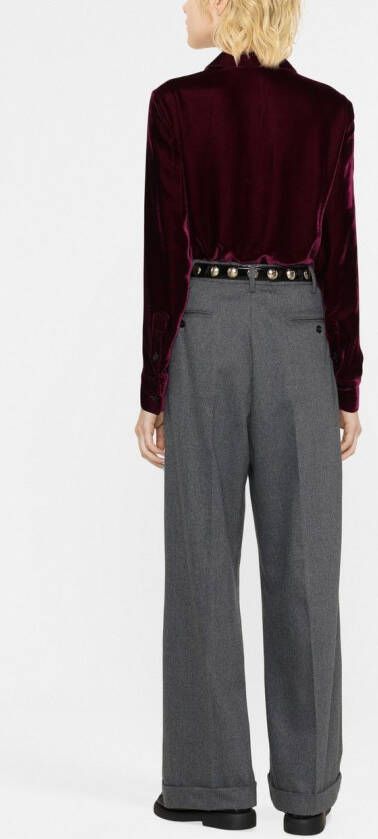 Stella McCartney Button-up blouse Paars