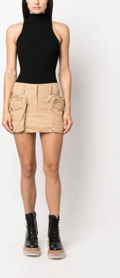 Stella McCartney Cargo mini-rok Beige