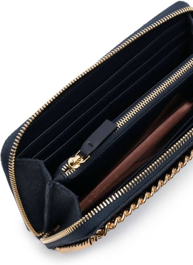 Stella McCartney Portemonnee met kettingdetail Blauw