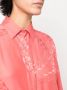 Stella McCartney Button-up blouse Roze - Thumbnail 5