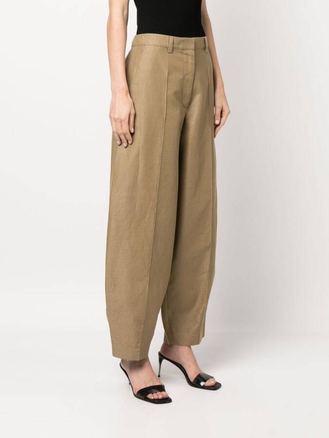 Stella McCartney Chino met wijde pijpen Beige