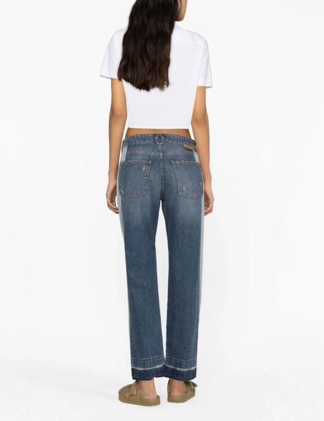 Stella McCartney Broek met rechte pijpen Blauw