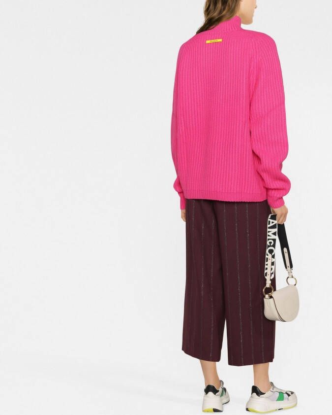 Stella McCartney Cropped broek Paars
