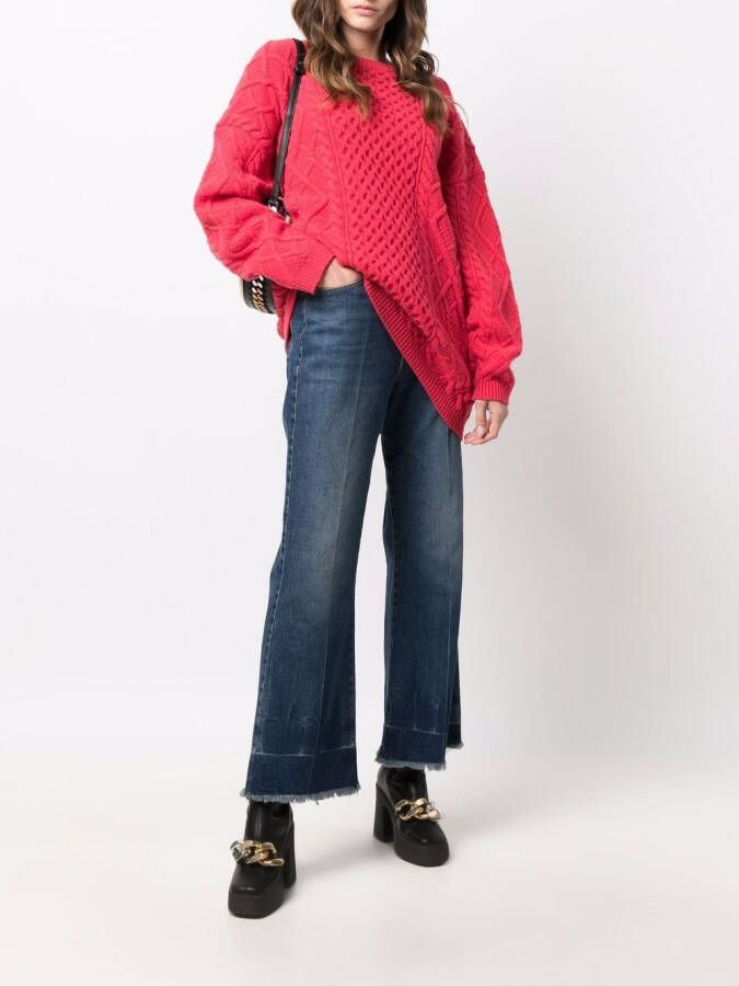 Stella McCartney Cropped jeans Blauw