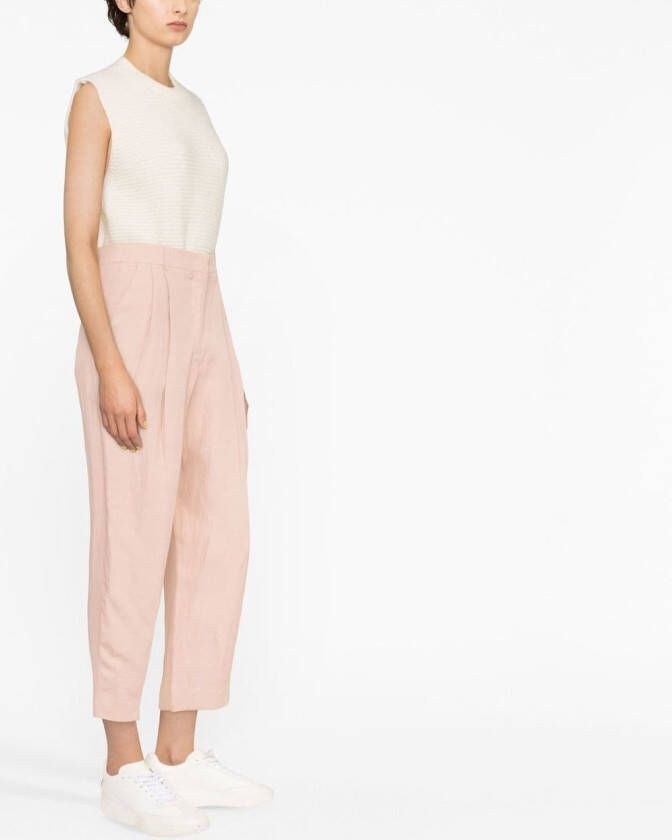 Stella McCartney Cropped pantalon Roze