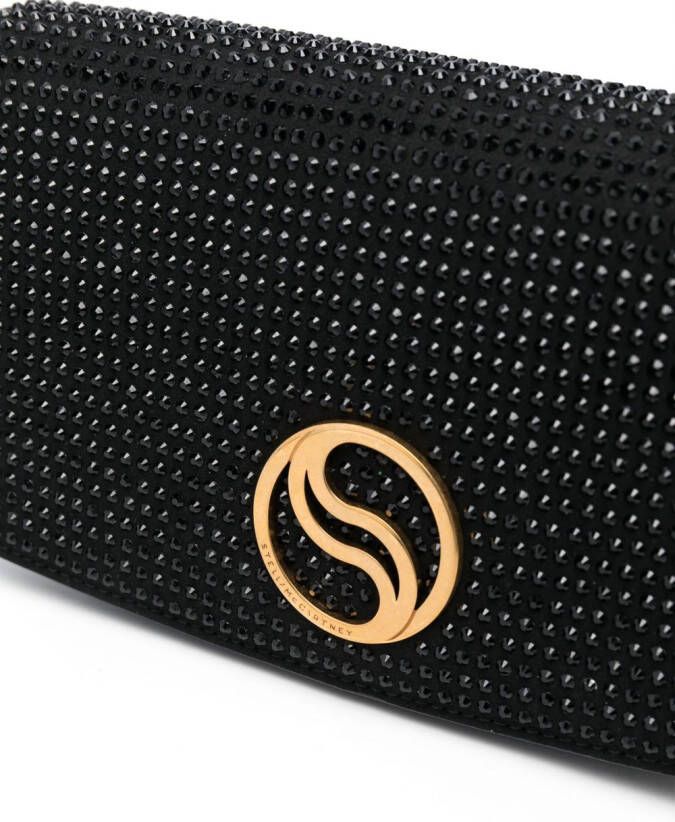Stella McCartney Crossbodytas met stras Zwart