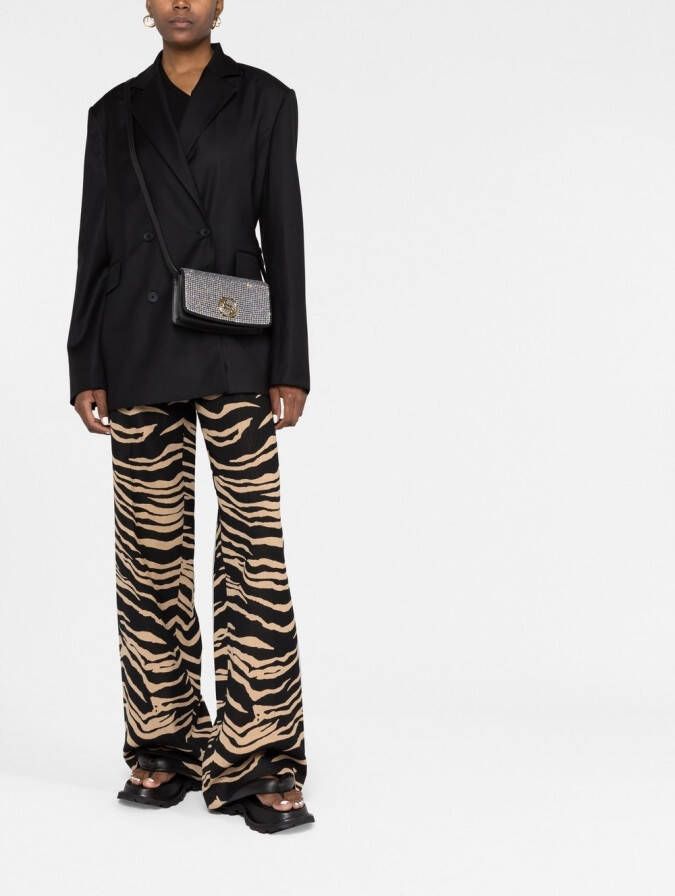 Stella McCartney Crossbodytas verfraaid met kristallen Zwart