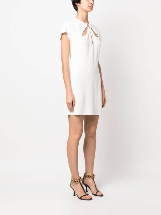 Stella McCartney Mini-jurk met korte mouwen Beige