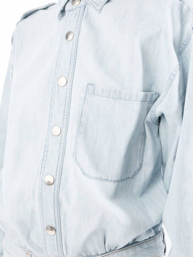 Stella McCartney Denim blousejurk Blauw