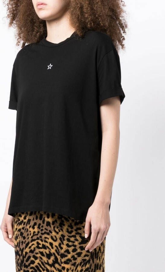 Stella McCartney Embroidered mini star T-shirt Zwart