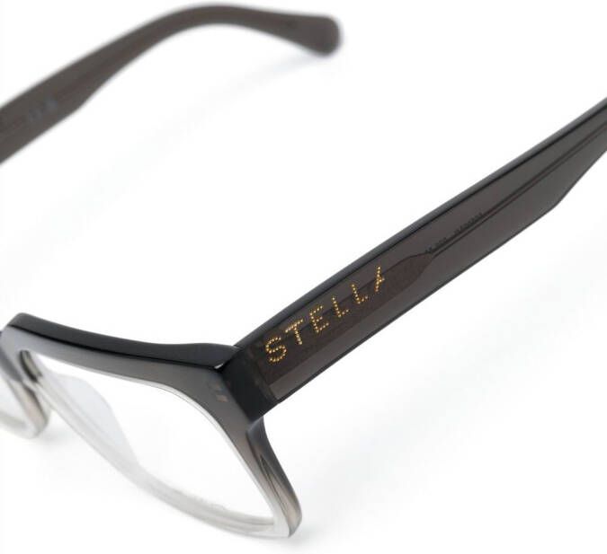 Stella McCartney Eyewear Bril met vierkant montuur Grijs