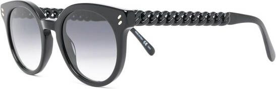 Stella McCartney Eyewear Zonnebril met kettingdetail Zwart