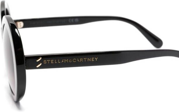 Stella McCartney Eyewear Zonnebril met ovaal montuur Zwart