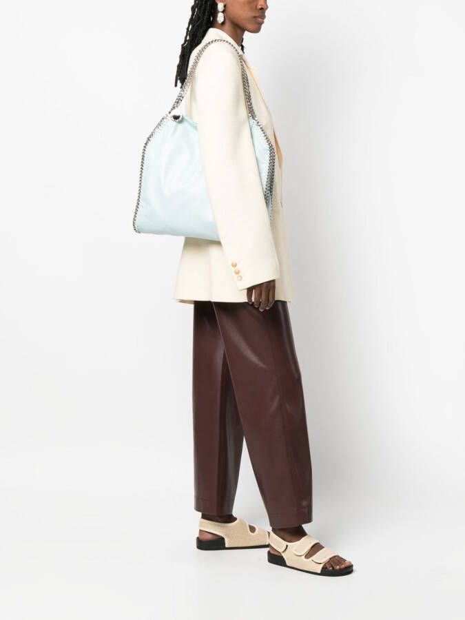 Stella McCartney Falabella shopper met ketting Blauw