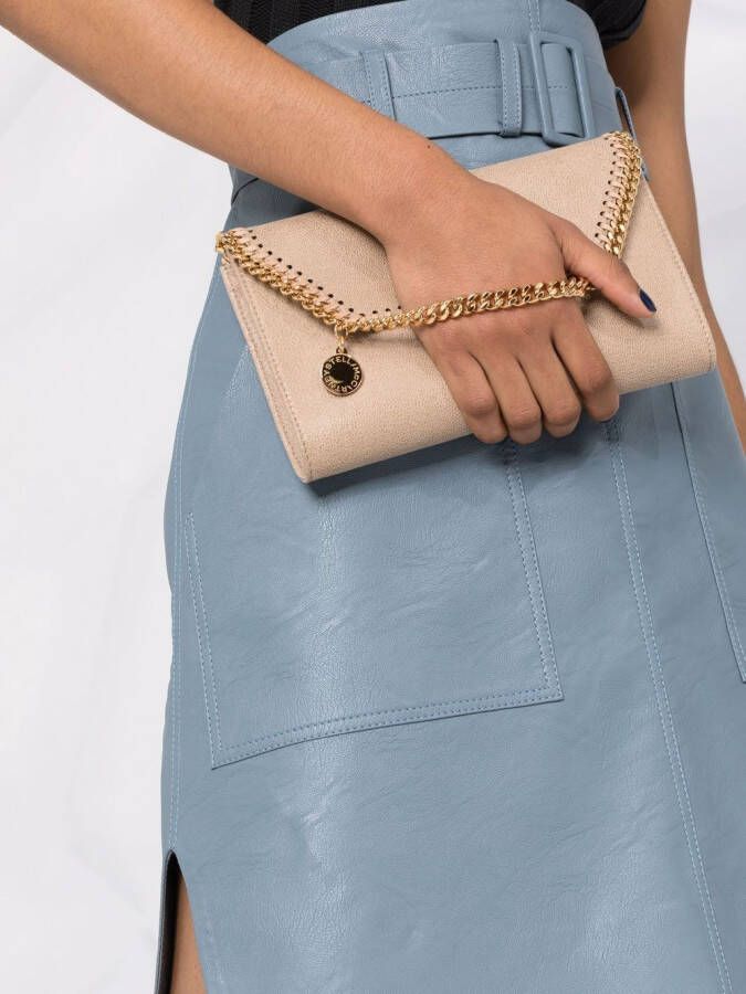 Stella McCartney Falabella kleine schoudertas Beige