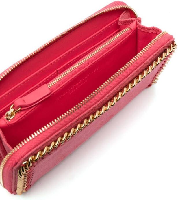 Stella McCartney Falabella portemonnee met kettingdetail Roze