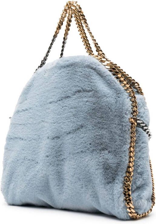 Stella McCartney Falabella shopper van imitatiebont Blauw