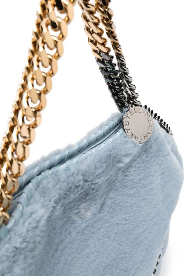 Stella McCartney Falabella shopper van imitatiebont Blauw