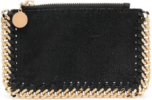 Stella McCartney Falabella zip cardholder Zwart