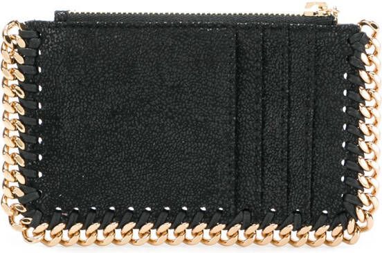 Stella McCartney Falabella zip cardholder Zwart