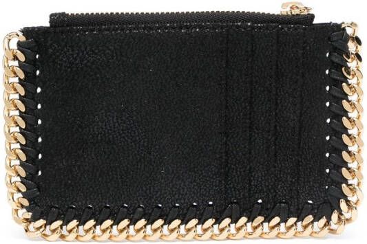 Stella McCartney Falabella zip cardholder Zwart
