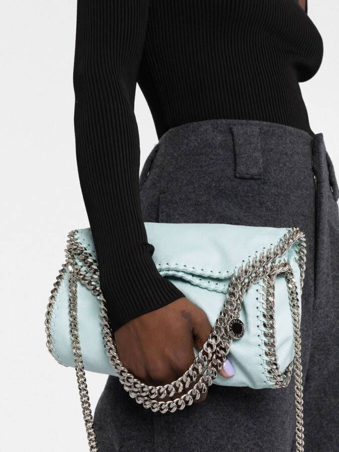 Stella McCartney Farravera shopper met ketting afwerking Blauw